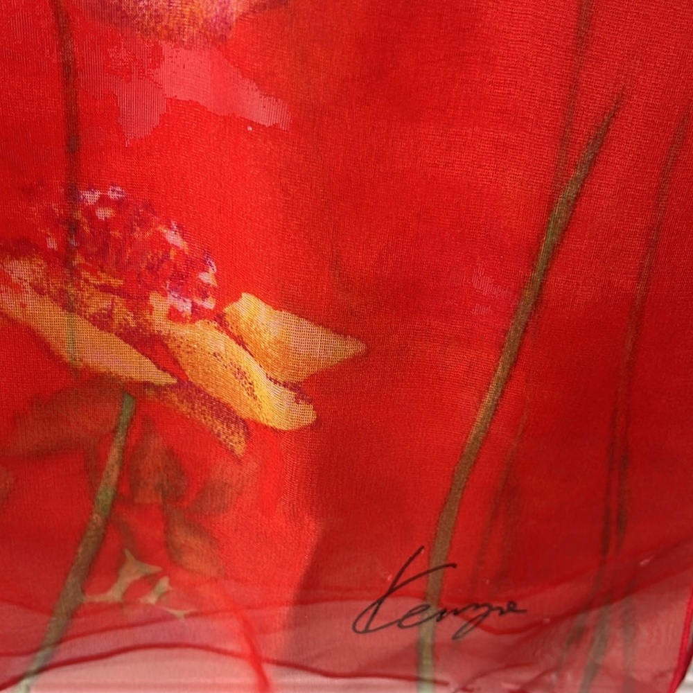 KENZO PARIS scarf floral